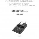Casio DR-520TER Service Manual PDF  (SBTCS2359)