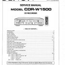 Denon CDR-W1500 Ver.1 Service Manual PDF (SBTDN1552)