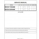 Denon DCD-720AE, DCD-520AE Ver.1 Service Manual PDF (SBTDN1540)