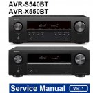 Denon AVR-S540BT, AVR-X550BT Ver.1 Service Manual PDF (SBTDN2186)