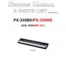 Casio PX-330BK, PX-330WE Service Manual PDF (SBTCS3052)