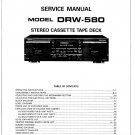 Denon DRW-580 Service Manual PDF (SBTDN2167)