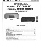 Denon DCD-S10, DCD-3000 Service Manual PDF (SBTDN2037)