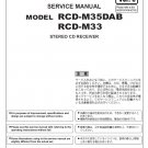 Denon RCD-M35DAB, RCD-M33 Ver.6 Service Manual PDF (SBTDN2042)