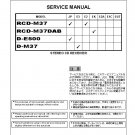 Denon RCD-M37, RCD-M37DAB, D-E500, D-M37 Ver.5 Service Manual PDF (SBTDN2043)
