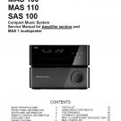 HarmanKardon MAS-100, MAS-110, SAS-100 Amp. Rev.3 Service Manual PDF (SBTHK5749)