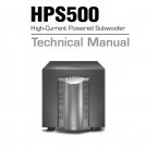 Infinity HPS-500 Rev.A Service Manual PDF (SBTINF3293)