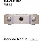 Marantz PM-KI-RUBY, PM-12 Ver.2 Service Manual PDF (SBTMR11604)