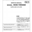 Denon DCD-1500AE Ver.1 Service Manual PDF (SBTDN2088)