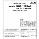 Denon DCD-1650AE, DCD-2000AE Ver.1 Service Manual PDF (SBTDN2089)