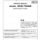 Denon DCD-700AE Ver.1 Service Manual PDF (SBTDN2098)
