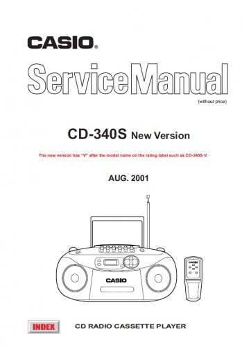 Casio CD-340S Service Manual PDF (SBTCS2375)
