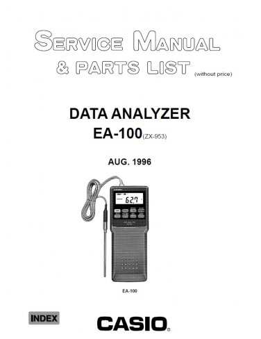 Casio EA-100 Service Manual PDF (SBTCS2381)