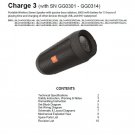 JBL Charge 3 (SN with GG0301-GG0314) Ver.1.0 Service Manual PDF (SBTJBL4562)