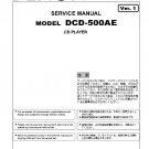 Denon DCD-500AE Ver.1 Service Manual PDF (SBTDN1537)