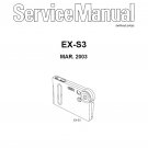 Casio EX-S3 Service Manual PDF (SBTCS2387)