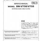 Denon DN-V750, DN-V755 Ver.1 Service Manual PDF (SBTDN1877)