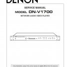 Denon DN-V1700 Service Manual PDF (SBTDN1879)