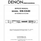 Denon DN-C640 Service Manual PDF (SBTDN1881)