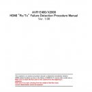 Denon AVR-E400, AVR-X2000 Ver.1.00 Service Manual PDF (SBTDN1291)