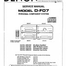 Denon D-F07, UPA-F07, UTU-F07, UCD-F07, UDR-F07 Service Manual PDF (SBTDN1298)