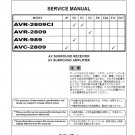 Denon AVR-2809CI, AVR-2809, AVR-989, AVC-2809 Ver.2 Service Manual PDF (SBTDN1489)