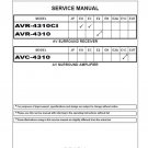 Denon AVR-4310CI, AVR-4310, AVC-4310 Ver.6 Service Manual PDF (SBTDN1500)