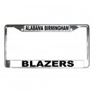 ALABAMA BIRMINGHAM BLAZERS License Plate Frame Vehicle Heavy Duty Metal 12237134