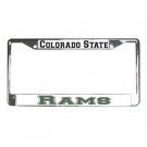 COLORADO STATE RAMS License Plate Frame Vehicle Heavy Duty Metal 18135526 COLORADO STATE RAMS License Plate Frame Vehicle Heavy Duty Metal 18135526