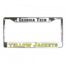 GEORGIA TECH YELLOW JACKETS License Plate Frame Vehicle Heavy Duty Metal 18135529