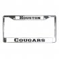 HOUSTON COUGARS License Plate Frame Vehicle Heavy Duty Metal 18135530