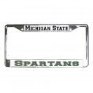 MICHIGAN STATE SPARTANS License Plate Frame Vehicle Heavy Duty Metal 18135533 MICHIGAN STATE SPARTANS License Plate Frame Vehicle Heavy Duty Metal 18135533