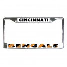 CINNCINATTI BENGALS License Plate Frame Vehicle Heavy Duty Metal 18586552