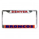 DENVER BRONCOS License Plate Frame Vehicle Heavy Duty Metal 18586554