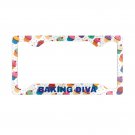 BAKING DIVA License Plate Frame Vehicle Aluminum with a Glossy Finish Made in USA BAKING DIVA License Plate Frame Vehicle Aluminum with a Glossy Finish Made in USA