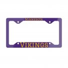 MINNESOTA VIKINGS Football Sports License Plate Frame Vehicle Heavy Duty Metal MINNESOTA VIKINGS Football Sports License Plate Frame Vehicle Heavy Duty Metal
