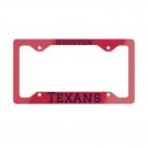 HOUSTON TEXANS Football Sports License Plate Frame Vehicle Heavy Duty Metal HOUSTON TEXANS Football Sports License Plate Frame Vehicle Heavy Duty Metal