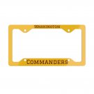 WASHINGTON COMMANDERS Football Sports License Plate Frame Vehicle Heavy Duty Metal