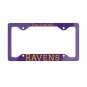 BALTIMORE RAVENS Football Sports License Plate Frame Vehicle Heavy Duty Metal