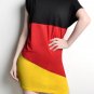 Sexy Clubwear Women Mini Fashion Germany Flag Mini Dress