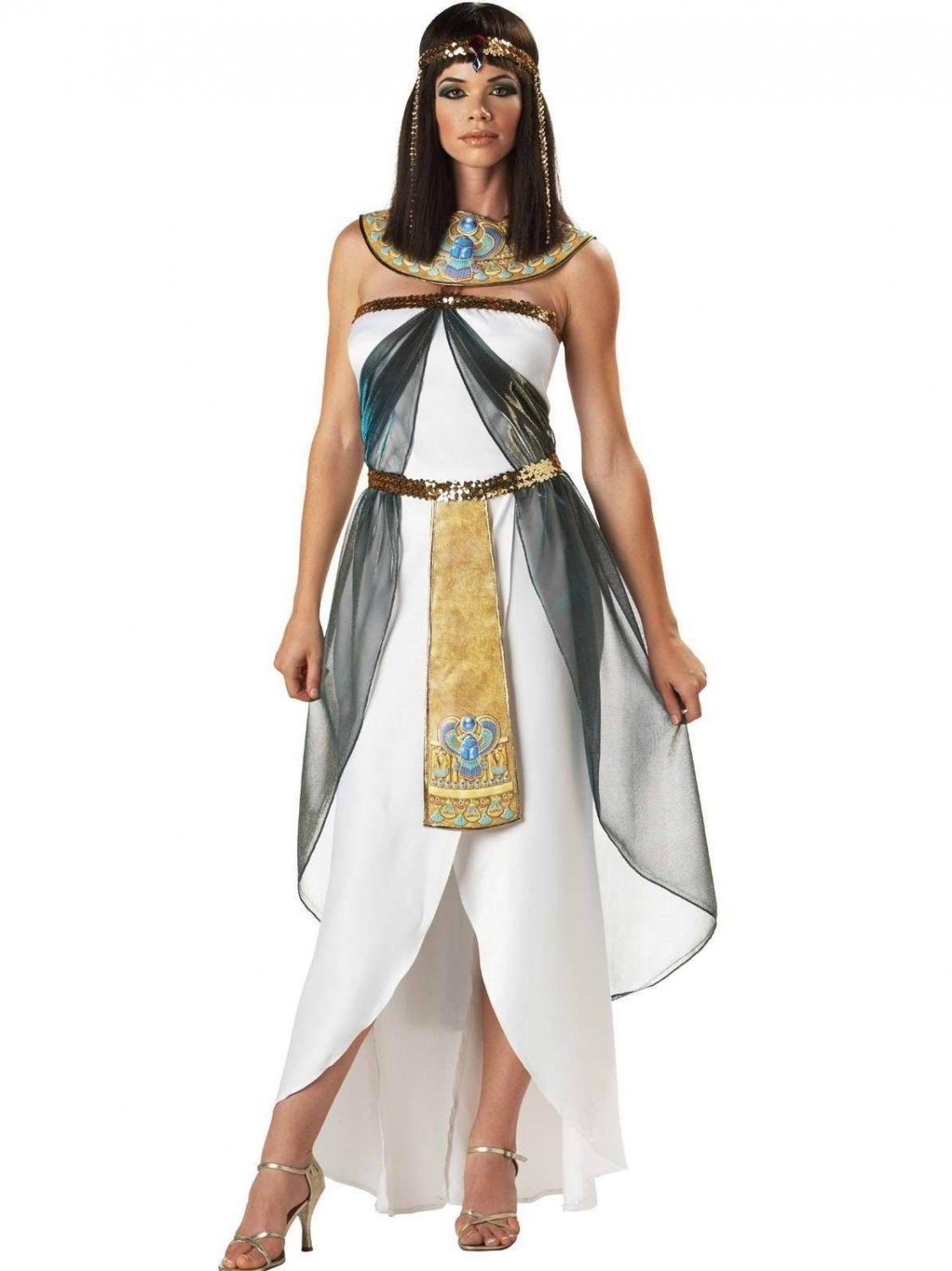 Sexy Female Egypt emperor Costume Adult Cleopatra Queen Fancy Dress Ladies Halloween Costumes