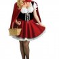 Fashion Red Riding Hood Fancy Dress Female Christmas Adult Womens Costume