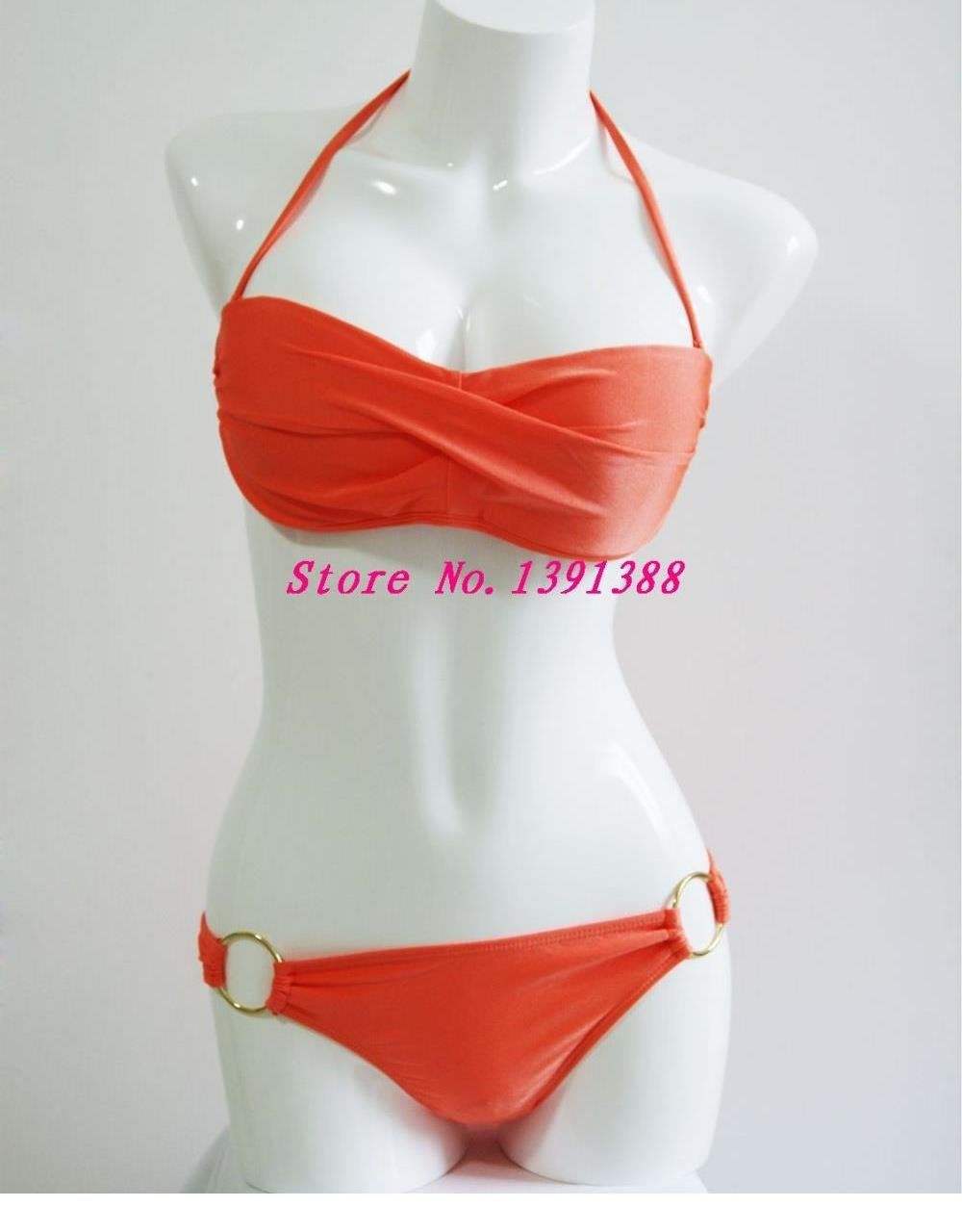 Women Fashion Summer Halter Bathing Suit Bikini Swimwear W399432