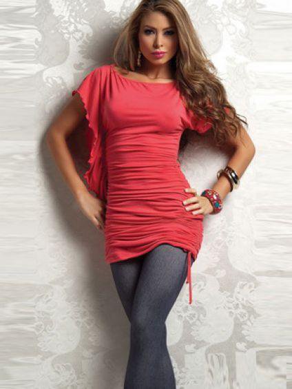 Pink Short Flutter Sleeve Charming Slash Neck Fashion Mini Casual Dress W3289