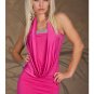Sexy Splicing Sequin Mini Dresses Clubwear Pink Halter Fashion Club Dress