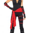 Women Deadly Ninja Costume Halloween Outfit Japaness Carnival Cosplay Uniform