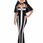 Uniform Temptation Deluxe Nun Costume Classic Sexy Ankle Length Halloween Fancy Dress