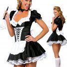 Sexy French Maid Fancy Dress Halloween Costume Uniform French Maid Costume W2806