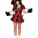 Sexy Fur Mouse Fancy Dress Carnival Cospaly Animal Uniform Adult Women Halloween Cartoon Costume