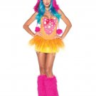 Halloween Animal Costume For Woman Furry Fancy Dress Carnival Goblin Mini Tutu Dress